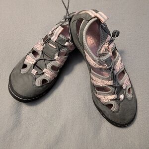 Grey and Pink Women's Sandal jsport